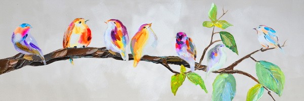 schilderij-vogeltjes-40x120-4b0